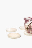 Salma Onyx Stone Round Drink Coasters