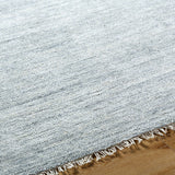 Epic Gray Striated Hand Knotted Wool Rug MULTIPLE SIZES AVAILABLE - Herringbone and Company