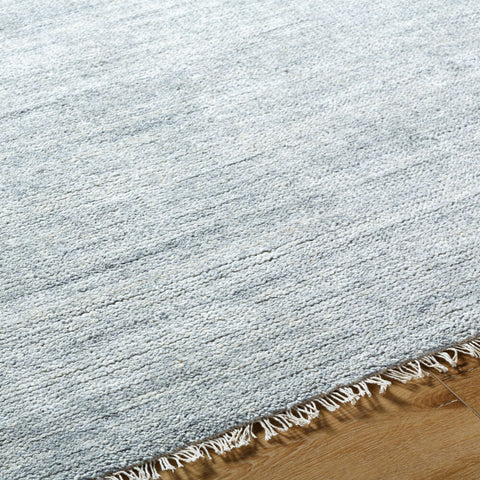 Epic Gray Striated Hand Knotted Wool Rug MULTIPLE SIZES AVAILABLE - Herringbone and Company