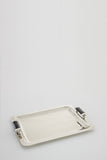 Vallia Nickel Silver and Onyx Large Rectangular Tray MULTIPLE COLORS AVAIL.