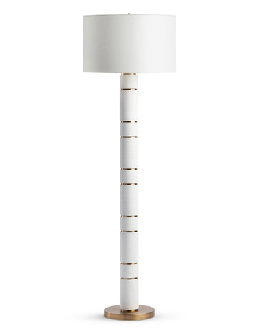 The best floor lamp white and brass finish 