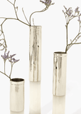 Salma Nickel Silver and Onyx Flower Vase MINI Tube MULTIPLE COLORS AVAIL.