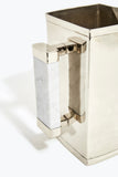 Capo Nickel Silver and Carrara Marble Ice Bucket