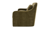 Rita Green Velvet Curved Sofa