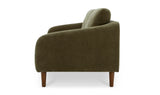Queenie Green Velvet 7’ Sofa