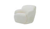 Sven Cream Boucle Curved Lounge Chair