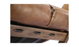 Bella Classic Tobacco Leather Strap and Buckle Lounge Chair