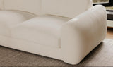 Berta Cozy Cream LEFT Chaise Sectional Sofa
