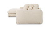 Berta Cozy Cream LEFT Chaise Sectional Sofa