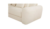 Berta Cozy Cream LEFT Chaise Sectional Sofa