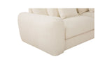Berta Cozy Cream RIGHT Chaise Sectional Sofa