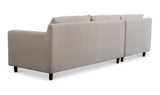 Hunts Elegant Tan LEFT Chaise Sectional Sofa