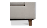Hunts Elegant Tan LEFT Chaise Sectional Sofa