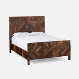 Jade Inlay Starburst Patterned Bed