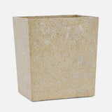 Cali Gold and White Lacquered Shell Bathroom Accessories