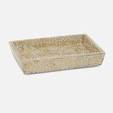 Cali Gold and White Lacquered Shell Bathroom Accessories