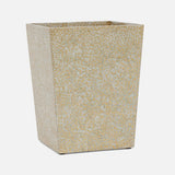 Cali Gold and White Lacquered Shell Bathroom Accessories
