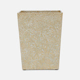 Cali Gold and White Lacquered Shell Bathroom Accessories