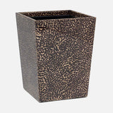 Cali Black Bronze and Gold Lacquered Shell Bathroom Accessories