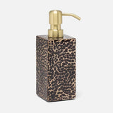 Cali Black Bronze and Gold Lacquered Shell Bathroom Accessories