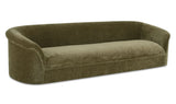 Most beautiful green velvet designer sofa