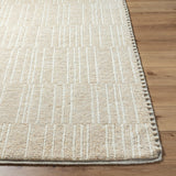 Cleanable wool rug 
