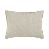 Beige pillow on a white background