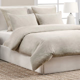 Natural linen bedding sets duvet cover and shams 