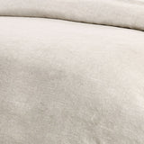 Natural linen bedding tan sand color
