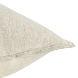 Linen Beige pillow on a white background