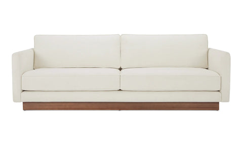 Designer wood plinth sofa 