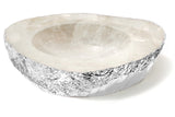 Casa White Crystal Quartz Stone Bowl - Herringbone and Company