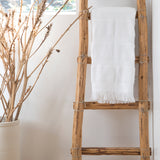Ammercy Bright White Bath Towels - Herringbone and Company