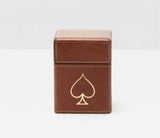 Aria Leather Playing Card Set   2 COLORS AVAIL. - Herringbone and Company