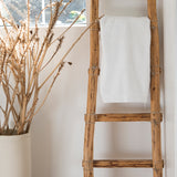 Venilia White Ribbed Bath Towels - Herringbone and Company