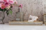 Waterfall Painted Mirror Bathroom Accessories SILVER - Herringbone and Company