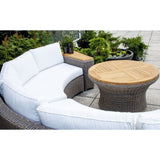 Barrella All-Weather Wicker 5 Piece Outdoor Lounge SET - Herringbone and Company