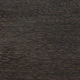 Pala Custom Walnut Wood and Brass Side Table - Herringbone and Company