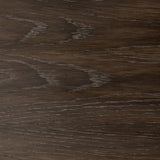 Vera Custom Wood and Aged Brass Side Table - Herringbone and Company