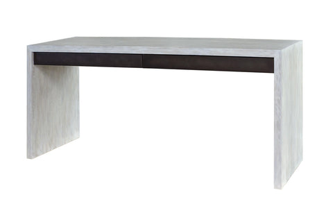 Savan Oak Desk with Custom Steel Drawers - Herringbone and Company