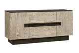 Mystique Custom Wood and Steel Buffet / Media Cabinet - Herringbone and Company