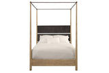 Duncan Wood and Hammered Steel Canopy Bed - Herringbone and Company