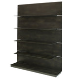 Salvatore Black Steel Hand-Made Bookcase - Herringbone and Company