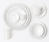 Adrianna Classic White Dinnerware collection - Herringbone and Company