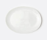 Adrianna Classic White Oval Platter - Herringbone and Company