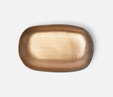 Jacqui Gold Glaze Elongated Serving Platters - Herringbone and Company