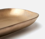 Jacqui Gold Glaze Elongated Serving Platters - Herringbone and Company