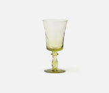 Colleen Traditional Hand-Blown Olive Glassware - Herringbone and Company