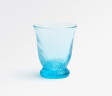 Pierce Soft Swirl Patterned Blue Glassware Set - Herringbone and Company