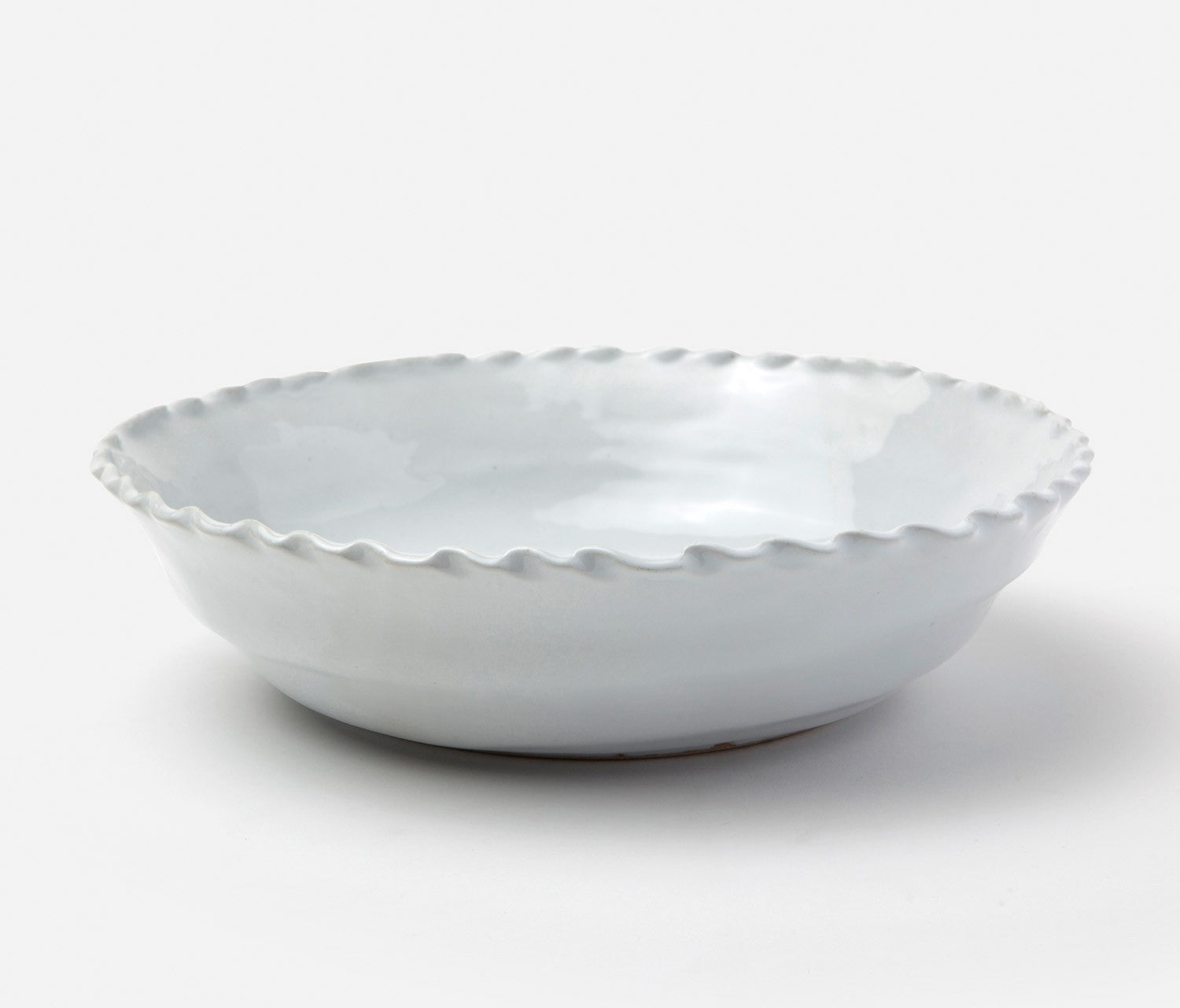 Adonna Scalloped Edge White Serving Bowls